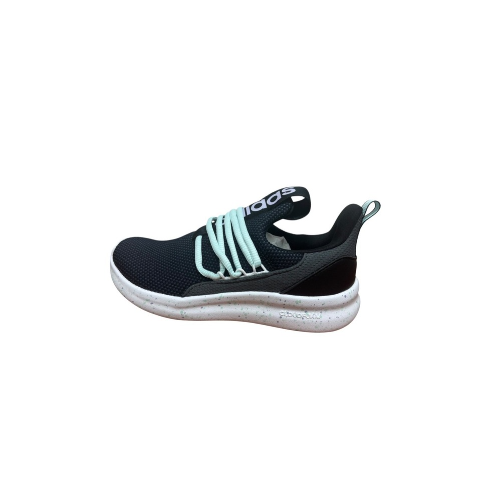 Adidas Lite Racer Adapt 7.0 Kids Black Mint Green Sneakers JP5204 Size 2